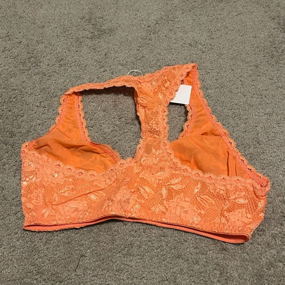 Cosabella Never Say Never Beauty Racie Bralette Coral Breeze NEVER1361‎ Womens L